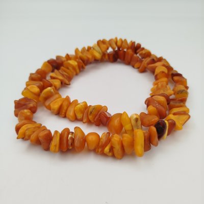 купить Бусы винтажные из натурального янтаря различной формы и оттенка, янтарь, СССР, 1970-1990 гг.