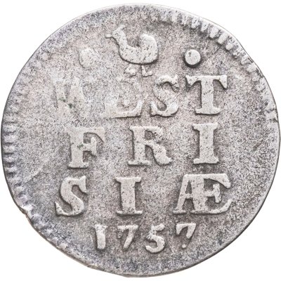 купить Голландская республика, Западная Фризия 2 стювера 1757