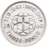 Купить Великобритания 3 пенса (pence) 1940  Серебро /серый цвет/