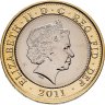 Купить Великобритания 2 фунта (pounds) 2011 "500 лет со дня спуска на воду Мэри Роуз"