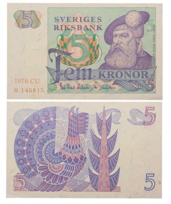 купить Швеция 5 крон 1978 года (Pick 51d)