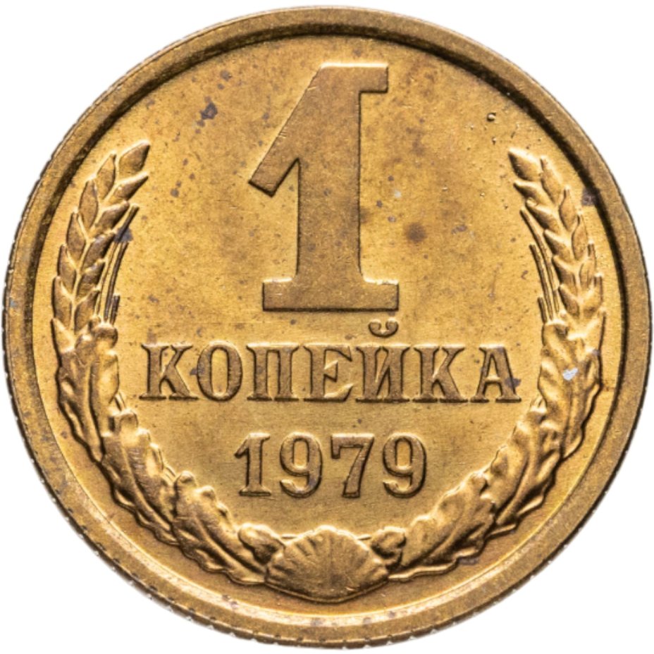 Купить 1 копейка 1979 штемпельный блеск