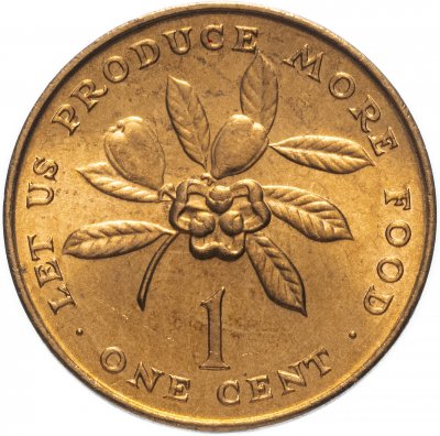 купить Ямайка 1 цент (cent) 1971 "ФАО - Давайте производить больше еды"