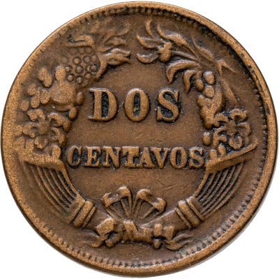 купить Перу 2 сентаво (centavos) 1878