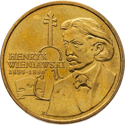 купить Польша 2 злотых (zlote) 2001 "XII Международный конкурс скрипачей имени Генрика Венявского"
