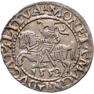 купить Литва, Вильно (Вильнюс) 1/2 гроша (полугрош) 1559 Сигизмунд II Август
