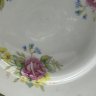Купить Набор из 2-х тарелок, украшенных цветочным декором и золочением по борту, фарфор, деколь, золочение, Дулевский фарфоровый завод (Дулёво), СССР, 1968-1991 гг.