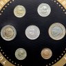 Купить Турция полный набор 1, 5,10, 25, 50 куруш + 1 лира 2018 год + серебряный жетон в буклете