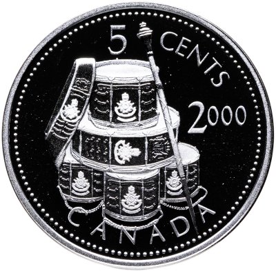 купить Канада 5 центов (cents) 2000 "Les Voltigeurs de Québec" - 1-ый Французско-Канадский полк"