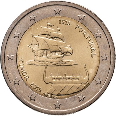 купить Португалия 2 евро (euro) 2015 "500-летие открытия Португальского Тимора"