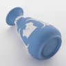 Купить Ваза винтажная миниатюрная , с рельефным изображением античных сюжетов и растительным орнаментом, фарфор, яшмовый (бисквит), Wedgwood (Веджвуд), Великобритания, 1974 г.