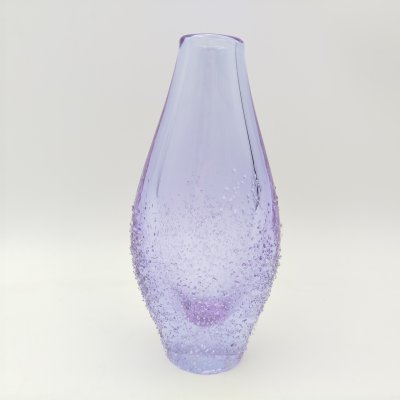 купить Ваза лилового оттенка с эффектом морозного стекла, стекло, Западная Европа, 1970-2000 гг.