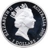 Купить Австралия 5 долларов (dollars) 2000 "Олимпийские игры в Сиднее. Большая белая акула"