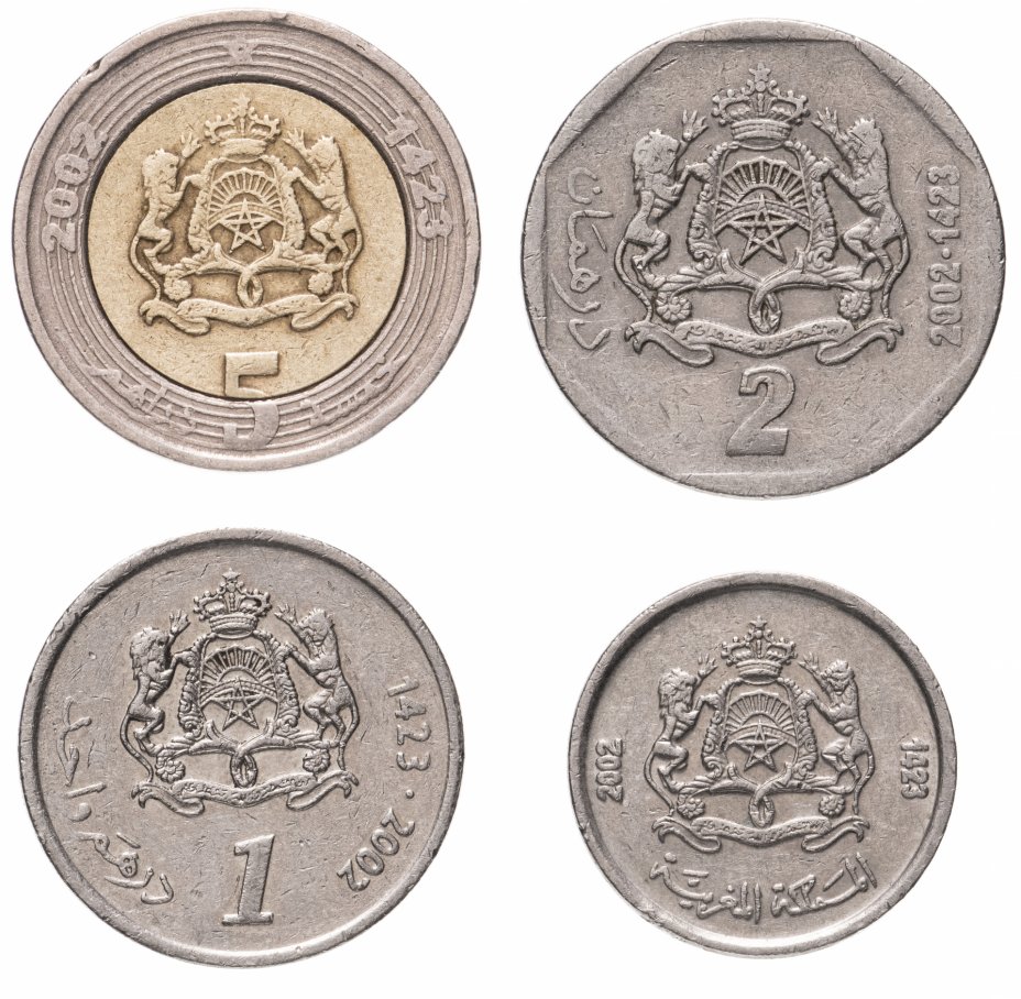 купить Марокко набор монет 2002 (4 монеты)