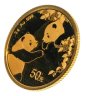 Купить Китай 50 юаней 2023 "Золотая панда", в запайке