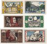 Купить Германия (Брауншвейг: Бланкенбург) набор из 6 нотгельдов 1921