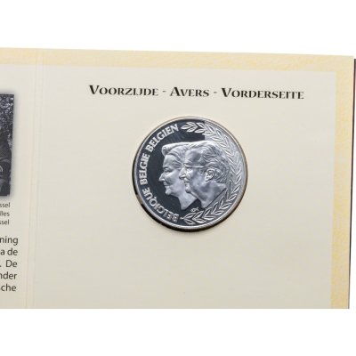 купить Бельгия 250 франков 1999 40 лет со дня свадьбы Альберта II и Паолы