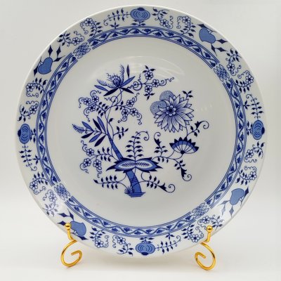 купить Блюдо "Луковый узор", "Bohemia inglazed", фарфор, деколь, Чехословакия, 1970-1990 гг.