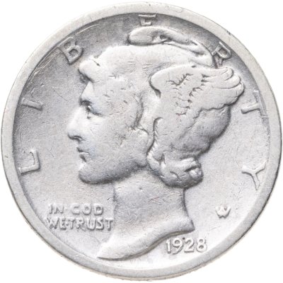 купить США 10 центов (дайм) 1928 "Mercury Dime"