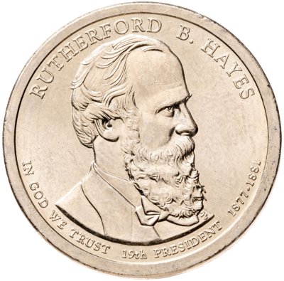 купить США 1 доллар 2011 D "19-й президент США - Ратерфорд Хейз"