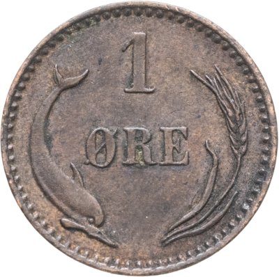 купить Дания 1 эре (ore) 1904
