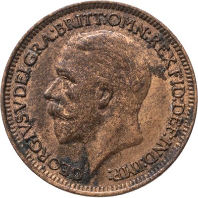 купить Великобритания 1 фартинг (farthing) 1929