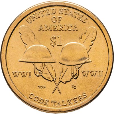 купить США 1 доллар (dollar) 2016 D "Коренные Американцы - Индейцы-радисты"