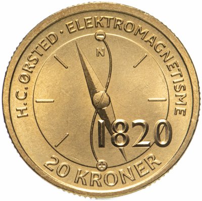 купить Дания 20 крон (kroner) 2013 "Датские ученые - Ханс Кристиан Эрстед"