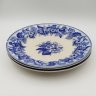 Купить Набор из трех тарелок "Garland" с цветочным декором, фаянс, деколь, Wedgwood, Великобритания, 1884 г.
