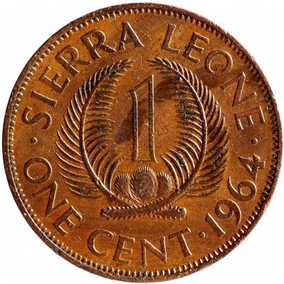 купить Сьерра-Леоне 1 цент (cent) 1964