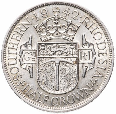 купить Южная Родезия 1/2 кроны (crown) 1942
