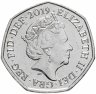 Купить Великобритания 50 пенсов (pence) 2019  "Шерлок Холмс"