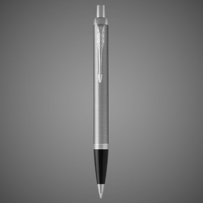 купить Шариковая ручка Parker IM Stainless Steel CT, стержень: M, цвет чернил: blue, в подарочной упаковке., Пластик и полимеры: пластик, сталь, хром, 2026 г.