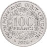 Купить Западная Африка (BCEAO) 100 франков (francs) 1976