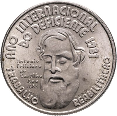 купить Португалия 25 эскудо (escudos) 1982 Международный год инвалидов