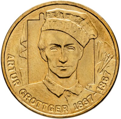купить Польша 2 злотых 2010 "Художник Артур Гротгер"