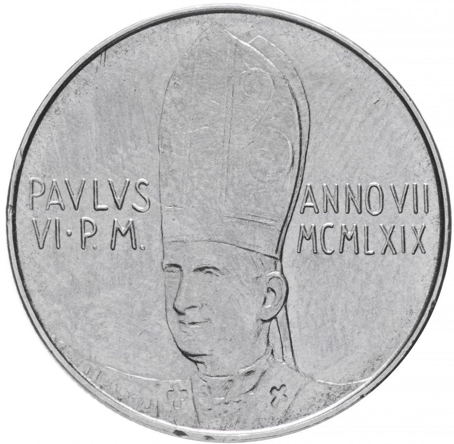 купить Ватикан 50 лир 1969