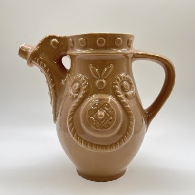купить Кувшин с рельефным декором, керамика, полива, СССР, 1970-1990 гг.