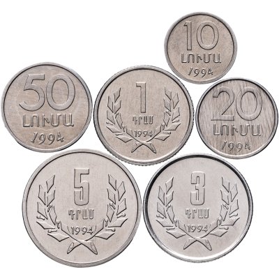 купить Армения набор монет 1994 (6 штук)