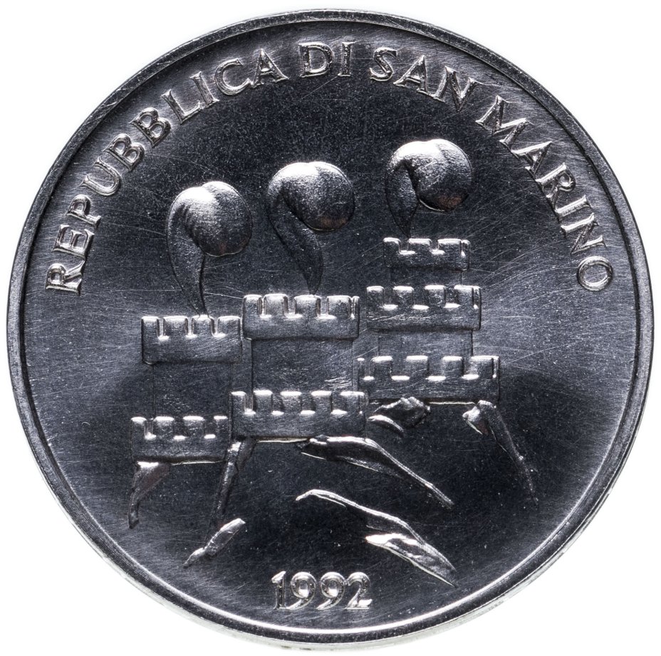 Монета Сан-Марино 1000 лир (lire) 1992 "XXV летние Олимпийские Игры ...