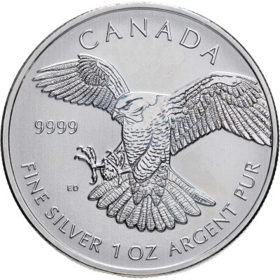 купить Канада 5 долларов (dollars) 2014 "Дикая фауна Канады - Сапсан"