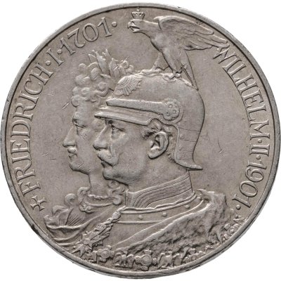 купить Германия (Империя) 5 марок (mark) 1901 200 лет Пруссии