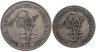 Купить Западная Африка набор монет 1972 (2 штуки)