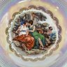 Купить Блюдо сервировочное из сервиза "Мадонна", фарфор, деколь, люстр, золочение, Colditz (Кольдиц), ГДР, 1970-1991 гг.
