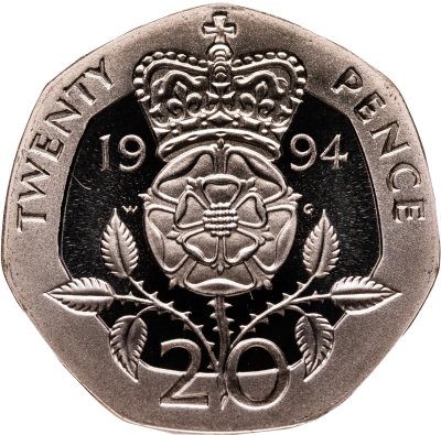 купить Великобритания 20 пенсов (pence) 1994