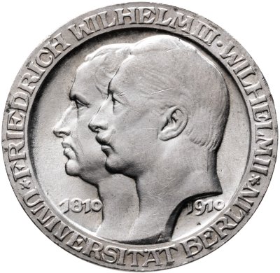 купить Германия (Империя) 3 марки (mark) 1910 "Берлинский университет"