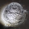 Купить Салатник круглой формы небольшого размера с геометрическим декором, хрусталь, алмазная грань, СССР, 1970-1990 гг.