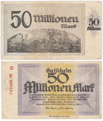 купить Германия, Хамборн 50000000 марок 1923