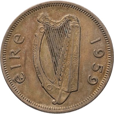 купить Ирландия 2 шиллинга (флорин, shillings) 1959