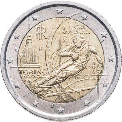купить Италия 2 евро (euro) 2006 Олимпиада в Турине
